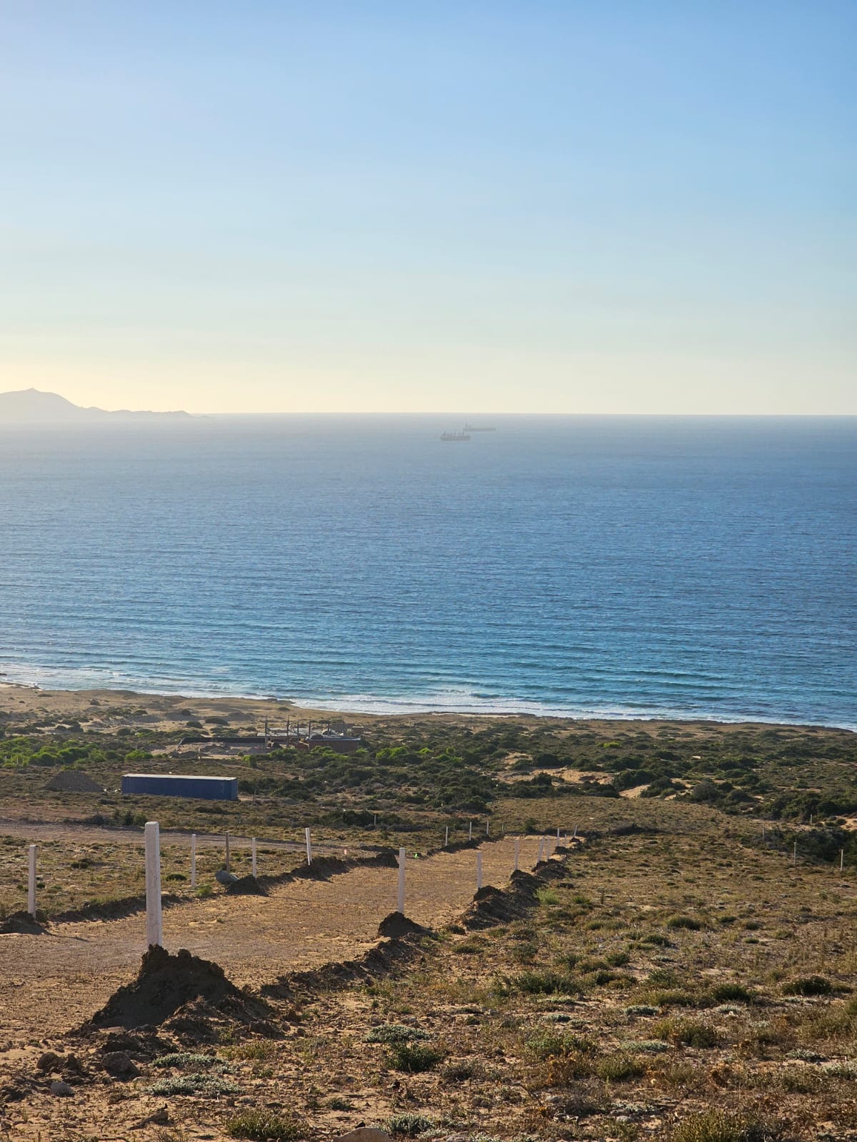 Terrain avec vue imprenable sur la Méditerranée