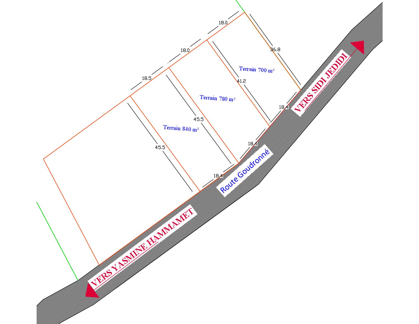 Terrains d’exception à Douikhla – Hammamet Sud