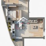 Photo-1 : Appartement S+2 avec piscine dans un projet sur plan à Mahdia corniche