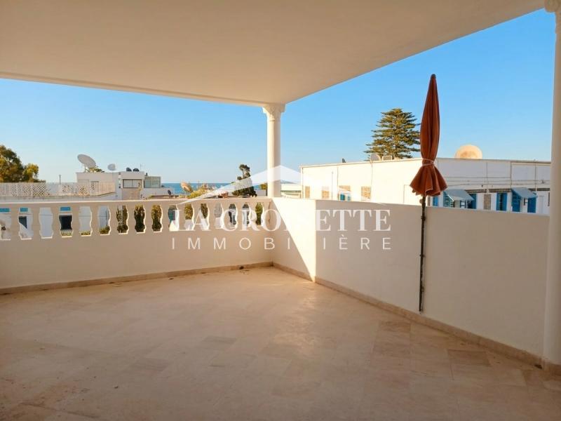 Rez-de-chaussée de villa S3 avec vue mer à La Marsa MRCL0351