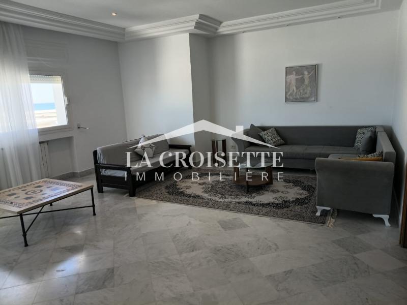 Appartement S3 meublé vue sur mer à La Marsa MAL0794
