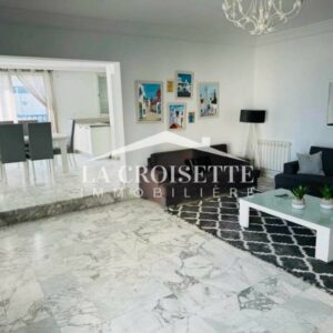 Duplex semi-meublé S3 vue sur mer à Gammarth MDL0313