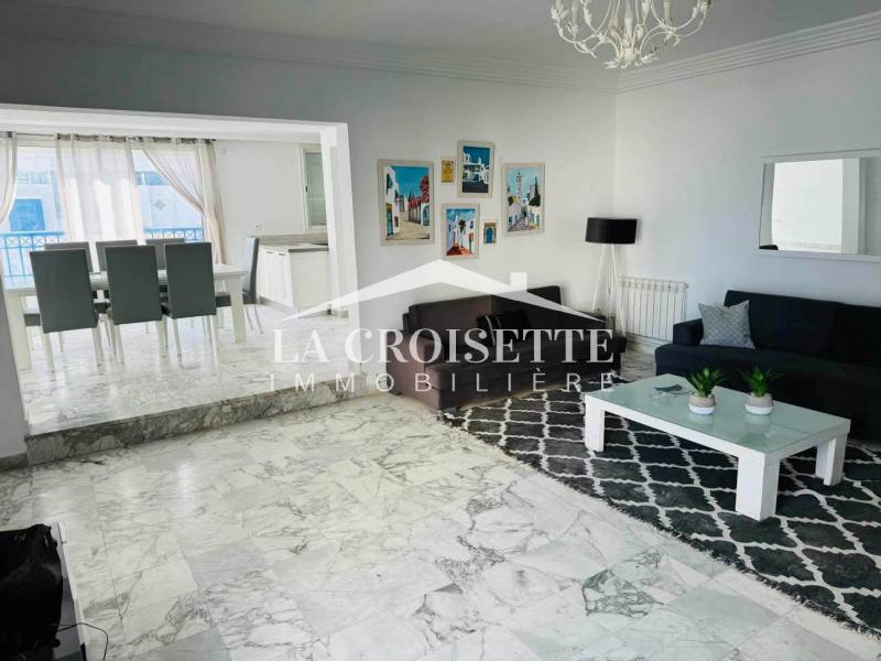 Duplex semi-meublé S3 vue sur mer à Gammarth MDL0313