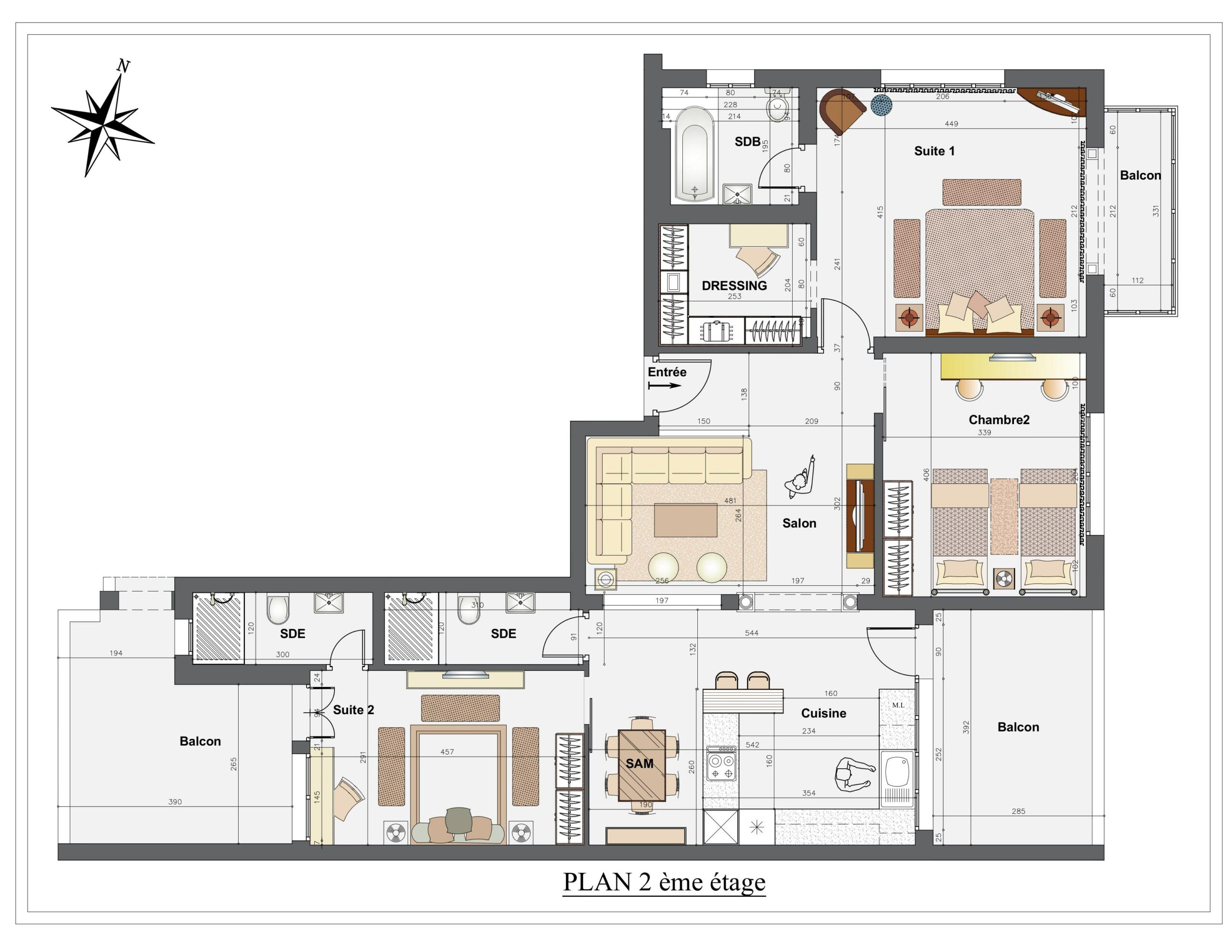 Appartement S+3 à Dar Chaâbane