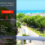 Appartement S+2 rz elborj vue sur mer et pied dans l’eau à Mahdia