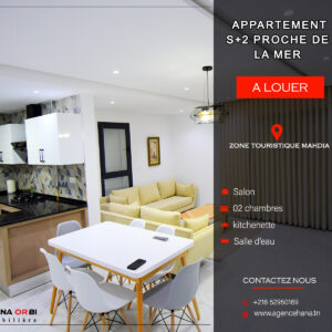 S+2 Neuf En Plein Zone Touristique Mahdia