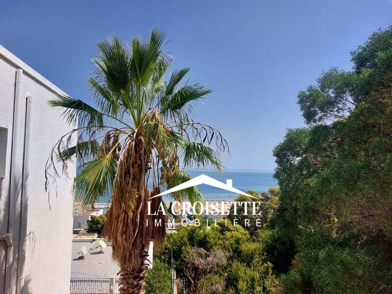 Rez-de-chaussée de villa S3 vue sur mer à La Marsa ZAL1151