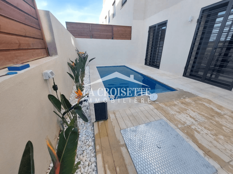Appartement S+2 avec piscine à La Marsa MAL3211