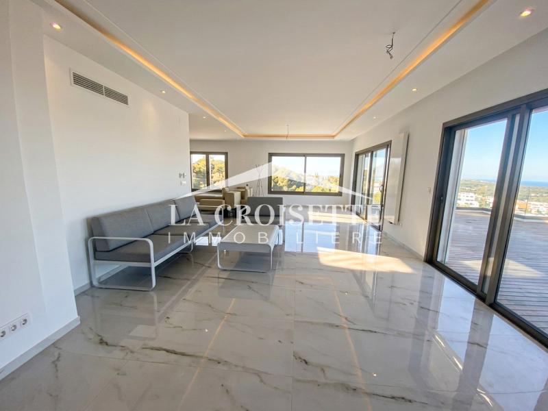 Penthouse S3 vue sur mer à Gammarth MAL0794
