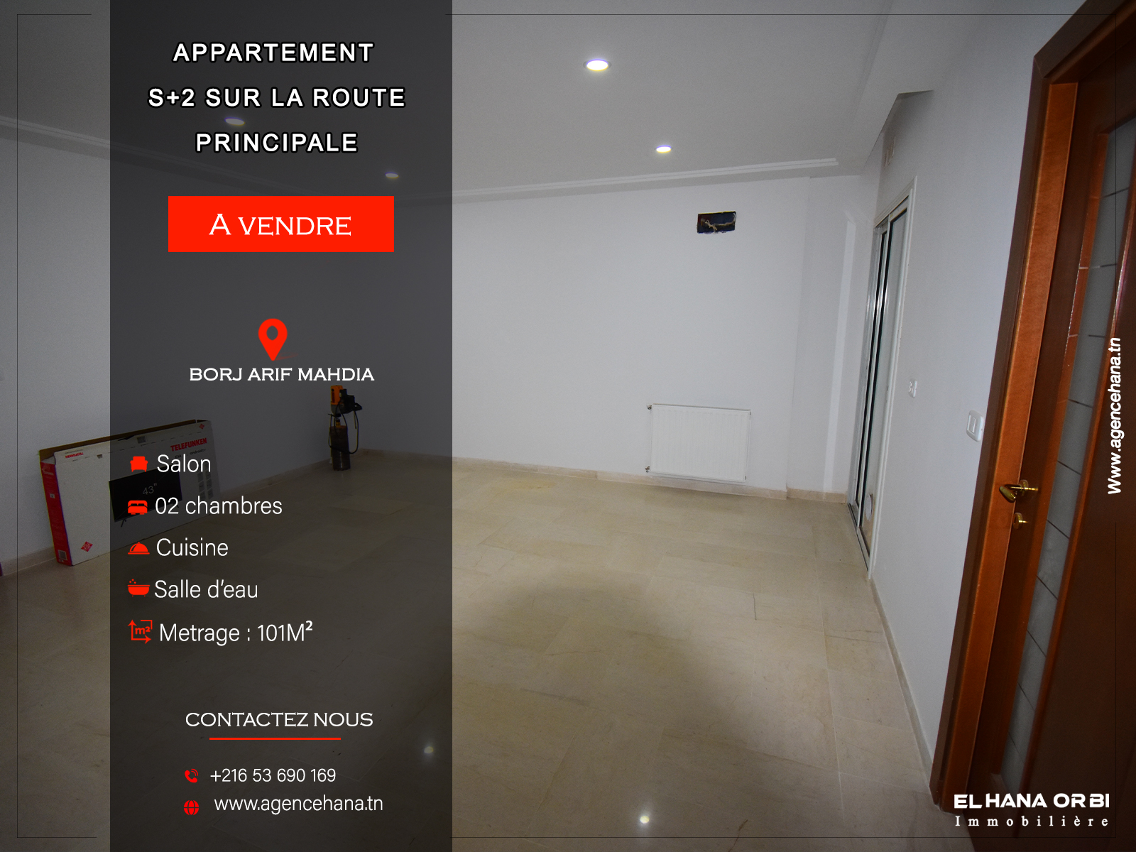 Appartements S+2 Neuf à Bas Prix à Mahdia