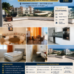 Magnifique Penthouse S+1 Meublé avec Vue Mer & Grande Terrasse à Hammam Sousse