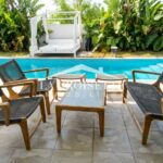 Rez-de-chaussée de villa S+3 meublé avec piscine au Lac 2 MRCL0359