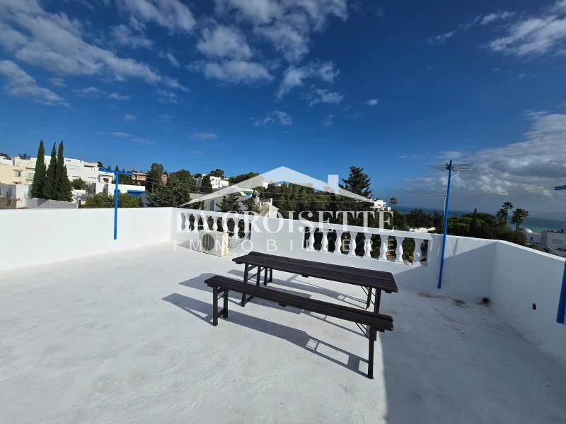Étage de villa S+2 meublé à Carthage Amilcar ZEL0563