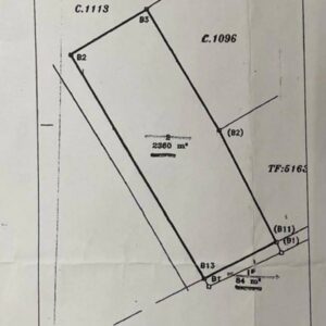 Terrain constructible à Nabeul sur route principale Nabeul – Hammamet