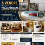Magnifique Villa Américaine Indépendante S+3 Meublé avec Grand Jardin