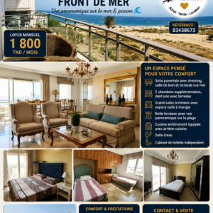 EXCEPTIONNEL S+3 FRONT DE MER