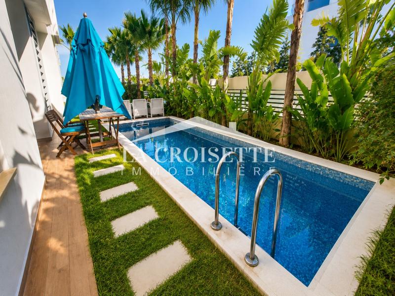 Appartement S4 meublé avec piscine à La Marsa MAL4285