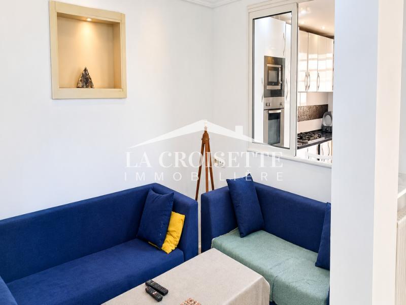 Appartement meublé S+2 vue sur mer à La Marsa MAL2370