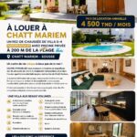REZ-DE-CHAUSSÉE DE VILLA S+4 INDEPENDANT AVEC PISCINE PRIVÉE À 200 M DE LA PLAGE