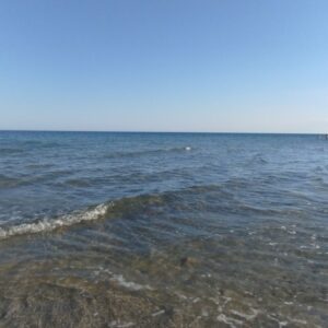 Terrain première ligne de la mer